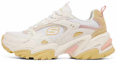 (Women) Skechers Stamina V2 'White Yellow' 149916-WMLT (Women) Skechers Stamina V2 'White Yellow' 149916-WMLT