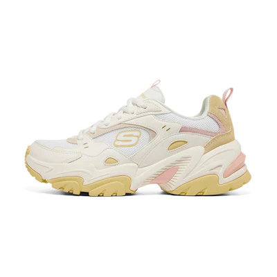 (W) Skechers Stamina V2 'White Yellow'
