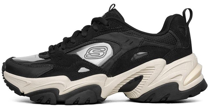 women-skechers-stamina-v2-black-breathable-durable-low-dad-shoe-896011-blk