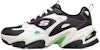 (Women) Skechers Stamina V2 Low Running Shoes Black/White/Green 149510-BKWL