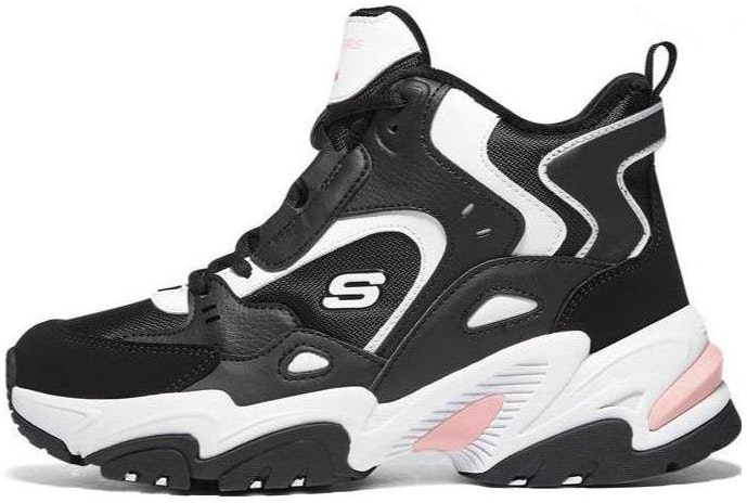 women-skechers-stamina-v2-high-shock-absorption-skidproof-durable-dad-shoe-black-167270-bkw