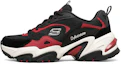 Buy (W) Skechers Stamina V2 Low-Top Laufschuhe Schwarz/Rot 66666343-BKRD