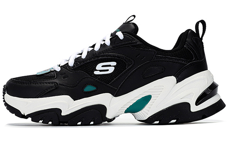 (W) Skechers Stamina V2 'Black Teal'