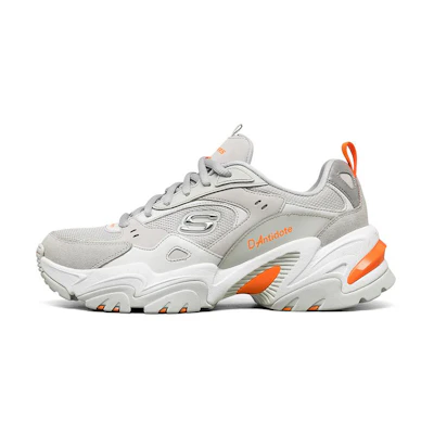 (W) Skechers Stamina V2 'Grey Orange'