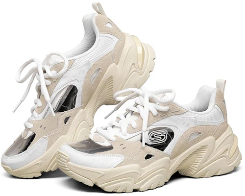 Skechers Stamina V2 低筒老爹鞋 女款 白色 Lookbook Skechers Stamina V2 低筒老爹鞋 女款 白色