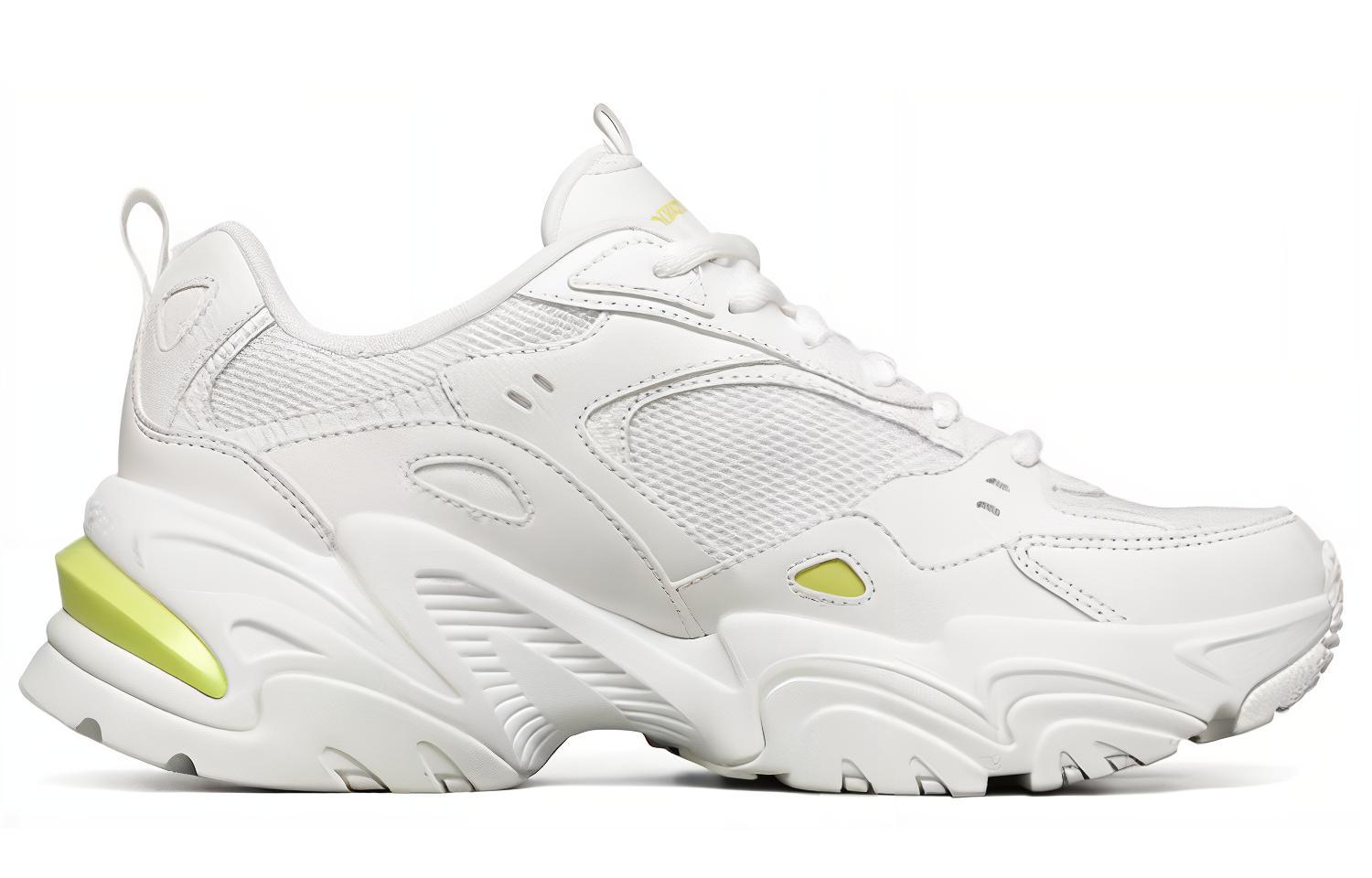 Order (W) Skechers Stamina V2 Lage Hardloopschoenen Geel/Wit 149510-WLM