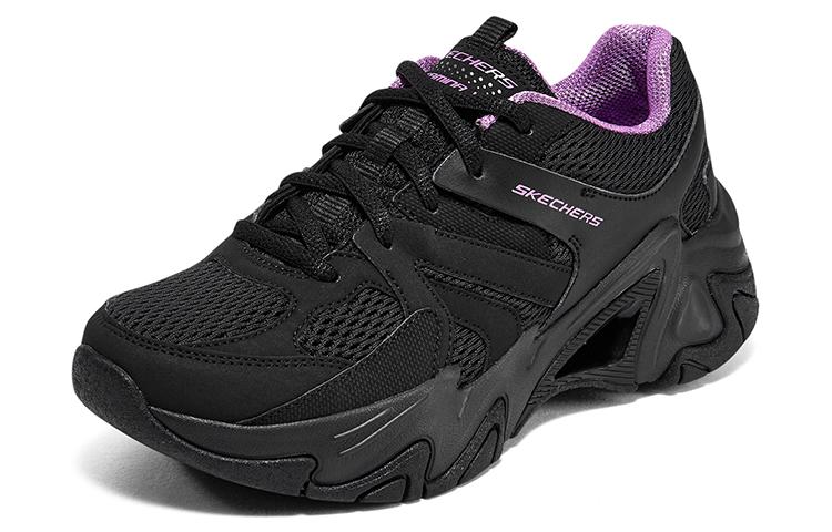 Lookbook Skechers Stamina V3 機甲鞋三代 防滑耐磨 低筒 老爸鞋 女款 黑紫