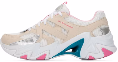 (Women) Skechers Stamina V3 'Cream White Purple' 896071-NTMT (Women) Skechers Stamina V3 'Cream White Purple' 896071-NTMT