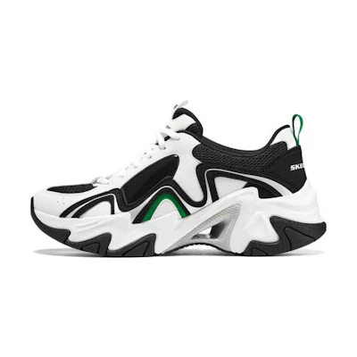 (W) Skechers Stamina V3 'White Black Green'
