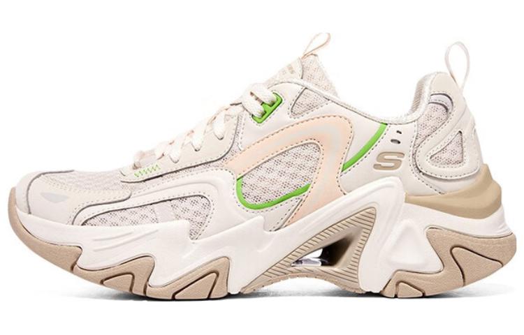 (Women) Skechers Stamina V3 'White Brown Green' 896181-NTMT