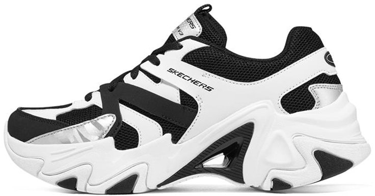 women-skechers-stamina-v3-black-white-mech-armor-fashion-low-dad-shoe-896071-bkw