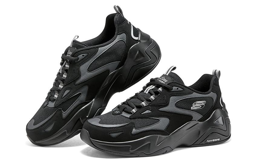 Lookbook Skechers Stamina V3 防滑耐磨減震 低筒 生活休閒鞋 女款 黑色