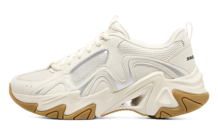 (Women) Skechers Stamina V3 Shoes 'White Tan' 896151-NAT
