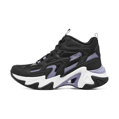 (W) Skechers Stamina V6 'Black Purple'
