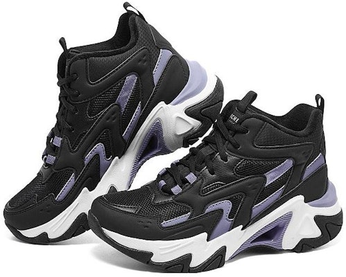 (W) Skechers Stamina V6 'Hitam Ungu' 177295-BKMT Lookbook (W) Skechers Stamina V6 'Hitam Ungu' 177295-BKMT