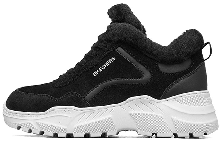 (Women) Skechers Street 'Black White' 155180-BLK