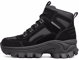 (Women) Skechers Street Blox 'All Black Martin Boot' 155260-BBK (Women) Skechers Street Blox 'All Black Martin Boot' 155260-BBK