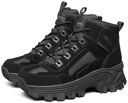 (W) Skechers Street Blox ''All Black Martin Stiefel'' 155260-BBK Lookbook (W) Skechers Street Blox ''All Black Martin Stiefel'' 155260-BBK