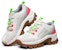 (W) Skechers Street Blox Low-Top Kelabu/Pink/Hijau 155256-OWGN