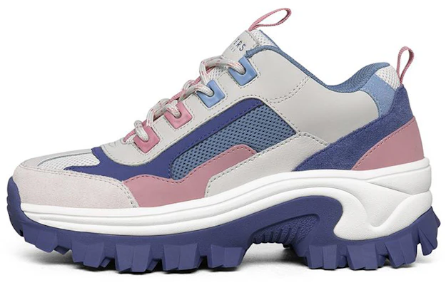 (W) Skechers Street Blox Low-Top Blau/Rosa/Grau 155256-BLMT Buy (W) Skechers Street Blox Low-Top Blau/Rosa/Grau 155256-BLMT