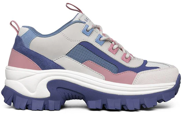 (W) Skechers Street Blox Low-Top Blau/Rosa/Grau 155256-BLMT Order (W) Skechers Street Blox Low-Top Blau/Rosa/Grau 155256-BLMT