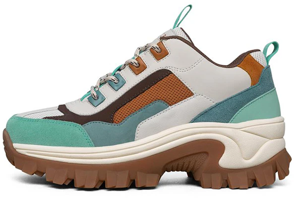 (W) Skechers Street Blox Basse Vert/Marron/Gris 155256-NTMT Buy (W) Skechers Street Blox Basse Vert/Marron/Gris 155256-NTMT