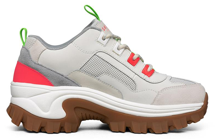 Order (W) Skechers Street Blox Basse Gris/Rose/Vert 155256-OWGN