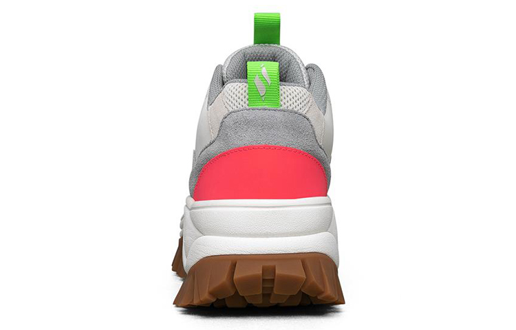 Shop (W) Skechers Street Blox Basse Gris/Rose/Vert 155256-OWGN