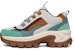 (W) Skechers Street Blox Low-Top Hijau/Coklat/Kelabu 155256-NTMT