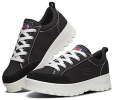 Skechers Street Cleats 2 低筒運動休閒鞋 女款 黑色 Lookbook Skechers Street Cleats 2 低筒運動休閒鞋 女款 黑色