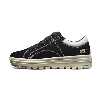 (W) Skechers Street Cleats 2 'Black Platform'