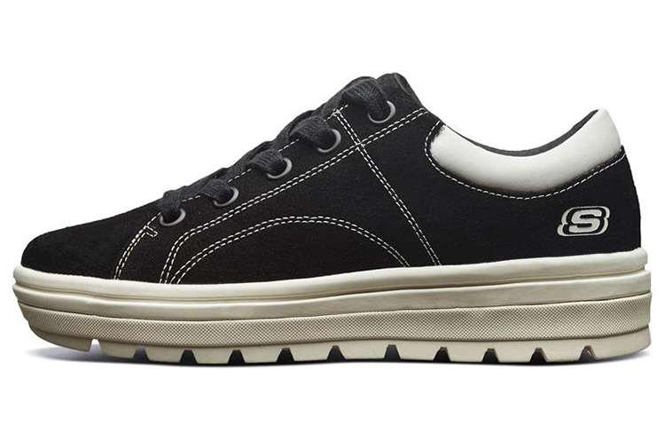 Buy (W) Skechers Street Cleats 2 'Black Platform' Sepatu Platform Hitam 73999-BLK