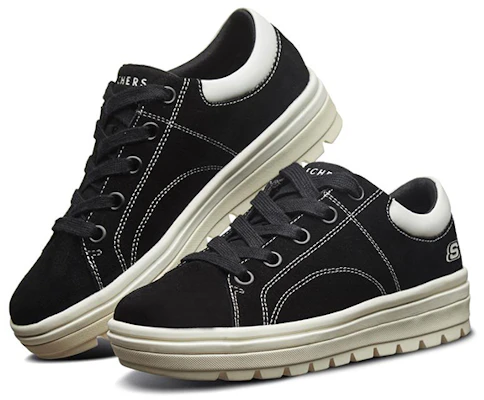 (W) Skechers Street Cleats 2 'Black Platform' Sepatu Platform Hitam 73999-BLK Lookbook (W) Skechers Street Cleats 2 'Black Platform' Sepatu Platform Hitam 73999-BLK