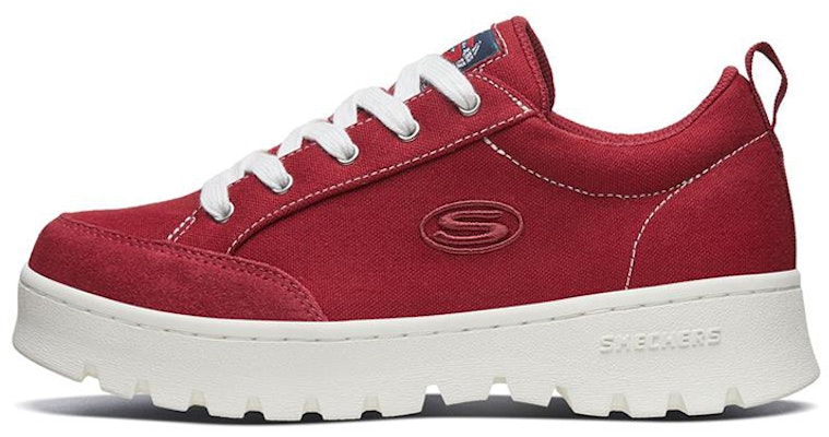 (Women) Skechers Street Cleats 2 'Deep Red' 74346-DKRD Buy (Women) Skechers Street Cleats 2 'Deep Red' 74346-DKRD