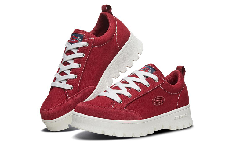 Lookbook (Women) Skechers Street Cleats 2 'Deep Red' 74346-DKRD