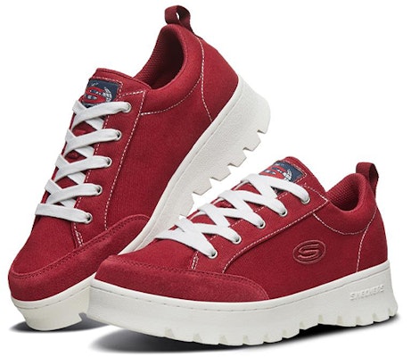 (W) Skechers Street Cleats 2 'Merah Gelap' 74346-DKRD Lookbook (W) Skechers Street Cleats 2 'Merah Gelap' 74346-DKRD