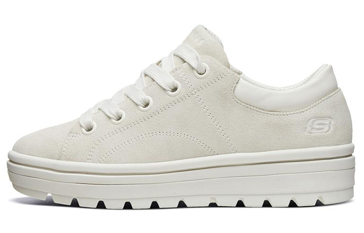 (Women) Skechers Street Cleats 2 'Milk White' 73999-OFWT