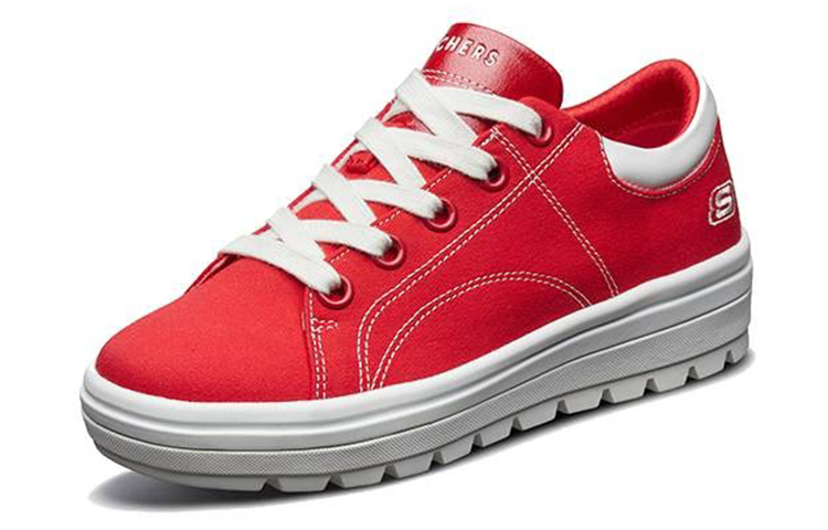 Lookbook (W) 스케쳐스 스트릿 클리츠 2 '레드 화이트' 74100-RED