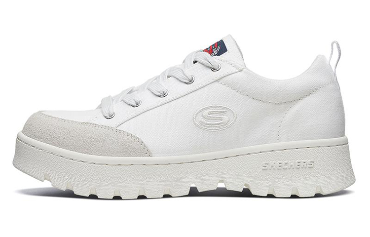 (Women) Skechers Street Cleats 2 'White' 74346-WHT