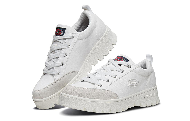 Lookbook (W) Skechers Street Cleats 2 ''Bianco'' 74346-WHT