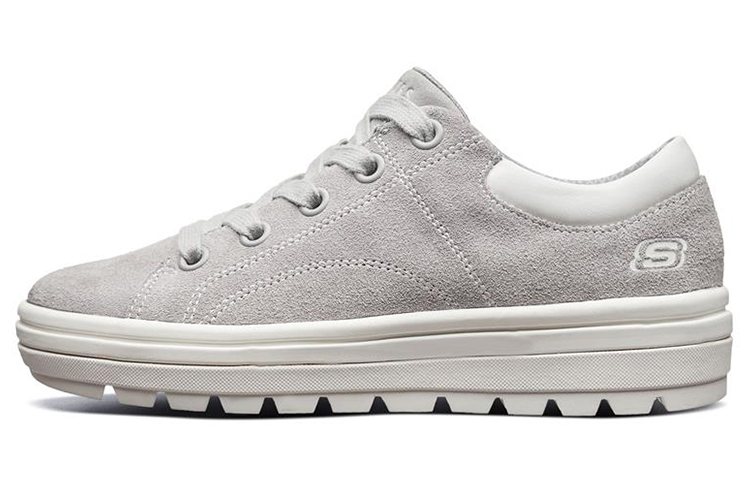 (Women) Skechers Street Cleats 'Grey Casual Low-Top' 73999-GRY