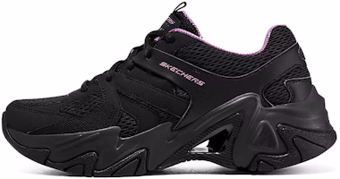 (Women) Skechers Street Low 'Black Purple' 177980-BKPR (Women) Skechers Street Low 'Black Purple' 177980-BKPR