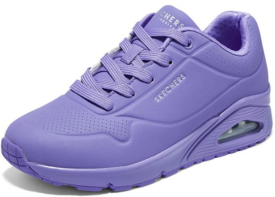 Skechers Street 蒼暮蝴蝶 舒適 防滑耐磨 低筒 休閒生活鞋 女式 紫丁香色 Lookbook Skechers Street 蒼暮蝴蝶 舒適 防滑耐磨 低筒 休閒生活鞋 女式 紫丁香色