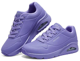 Shop Skechers Street 蒼暮蝴蝶 舒適 防滑耐磨 低筒 休閒生活鞋 女式 紫丁香色
