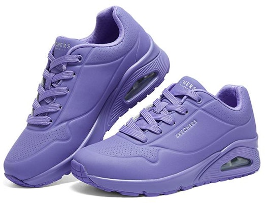 Skechers Street 蒼暮蝴蝶 舒適 防滑耐磨 低筒 休閒生活鞋 女式 紫丁香色 Shop Skechers Street 蒼暮蝴蝶 舒適 防滑耐磨 低筒 休閒生活鞋 女式 紫丁香色