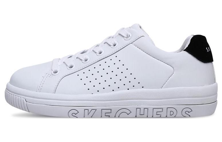 (Women) Skechers Street Sweet Low 'White Black' 73631-WBK