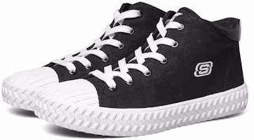 Lookbook Skechers Street Trax 高筒 滑板鞋 女式 黑色