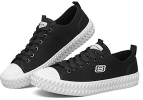 Skechers Street Trax 休閒 防滑減震 低筒 球鞋 女款 黑色 Lookbook Skechers Street Trax 休閒 防滑減震 低筒 球鞋 女款 黑色