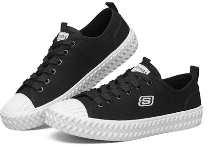 (W) 스케쳐스 스트릿 트랙스 로우 캐주얼 슈즈 블랙 155126-BLK Lookbook (W) 스케쳐스 스트릿 트랙스 로우 캐주얼 슈즈 블랙 155126-BLK