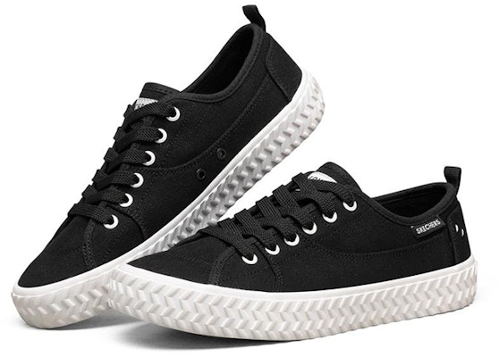 (W) Skechers Street Trax Sneakers Rendah Hitam 66666305-BLK Lookbook (W) Skechers Street Trax Sneakers Rendah Hitam 66666305-BLK